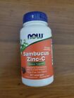 NOW Foods Sambucus Zinc-C Lozenges - 60 Count Exp 3/24