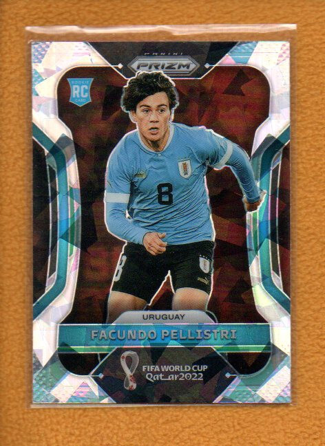 Facundo Pellistri 2022 Panini Prizm FIFA World Cup Prizms Ice RC #275 Uruguay