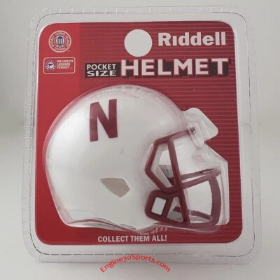 Nebraska Cornhuskers Riddell Speed Pocket Pro Helmet in Clam Shell - Image 1 of 3