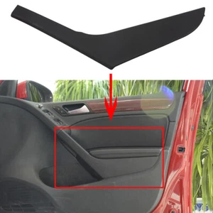 Verkleidung Innentürgriff Abdeckung Schwarz Vorne Rechts Für VW Golf MK6 09-2013 - Bild 1 von 11