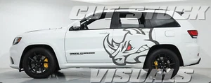 FOR TRACKHAWK Huge Decal CAST vinyl KIT RHINO JEEP SRT CHEROKEE - Picture 1 of 1
