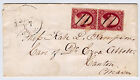 #26A-3 Cents 1857, 17-27R10L, vertical pr, Recut RIFL 17R, blur in "T" 27R, 1860