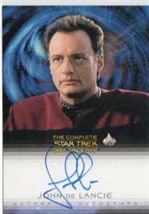 Quotable Star Trek Deep Space Nine Autograph Auto John De Lancie as Q - Picture 1 of 1