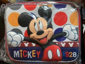 DISNEY MICKEY MOUSE INSULATED LUNCH BOX NWT KIDS SCHOOL FOOD BAG - Picture 1 of 3
