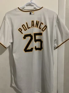Gregory Polanco Pittsburgh Pirates Jersey Youth XL (Adult M) White Majestic MLB - Picture 1 of 8