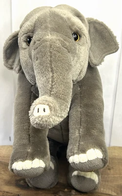 Webkinz Signature Endangered Asian Elephant Plush No Code Ganz Rare Collectible - Image 1 of 4