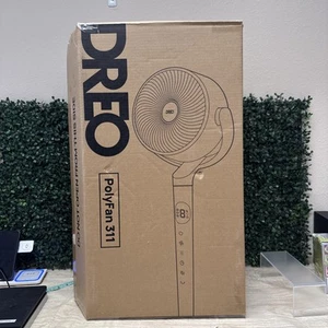 Dreo 120° Oscillating Standing Floor Fan Quiet Pedestal Fan Timer Remote Grey - Picture 1 of 6