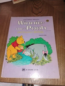 1977 Winnie Puuh und Eeyores Geburtstag Hardcover großes goldenes Buch 12,5 Zoll x 9,5 Zoll - Bild 1 von 6