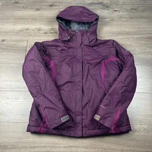 Columbia Mujer XL Omni-Shield Chaqueta Impermeable con Capucha Púrpura - Imagen 1 de 9