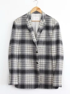 Brook Brothers Black Fleece Thom Brown Plaid Blazer Jacket, Size BB4 - Picture 1 of 14