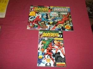 BX10 Daredevil 123 vf-, 126 fn, 127 fn marvel 1975 bronze age comic book lot - Picture 1 of 13