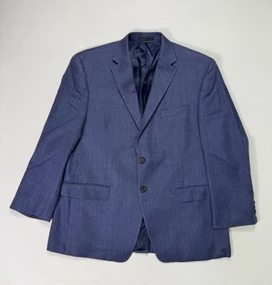 Ralph Lauren Men's 44S Blazer 2-Button Sports Coat Wool Silk Blue Career Casual - Image 1 of 4