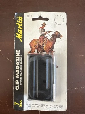 Marlin Bolt-Action Magazine 7 RD 17 HMR 22 WMR Magnum 25M 25MN 925M 917 XT-17  - Image 1 of 3