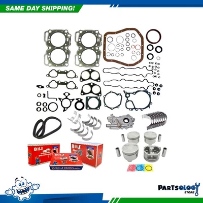 Kit de reconstrucción de motor maestro DNJ EK708AM para 90-96 Subaru Impreza 2,2 L H4 SOHC 16v Foto 1 de 4