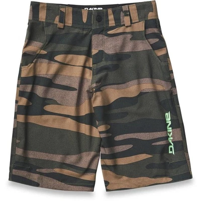 Dakine Kid's Youth Pace 短自行车骑行短裤 8 码野战迷彩新品 — 第 1/2 张图片