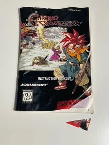 Chrono Trigger SNES Manual Only Pls Read Check photos - Picture 1 of 10
