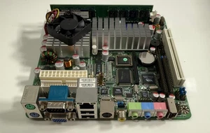 Placa madre Jetway 7F2WE1GS-OC-LF 1 GB RAM *PROBADA* SIN escudo de E/S VIA C7 IDE 1 GHZ - Imagen 1 de 12