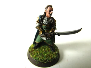 A38  WARHAMMER  LOTR / MIDDLE EARTH - ELROND PAINTED METAL MODEL - Picture 1 of 2