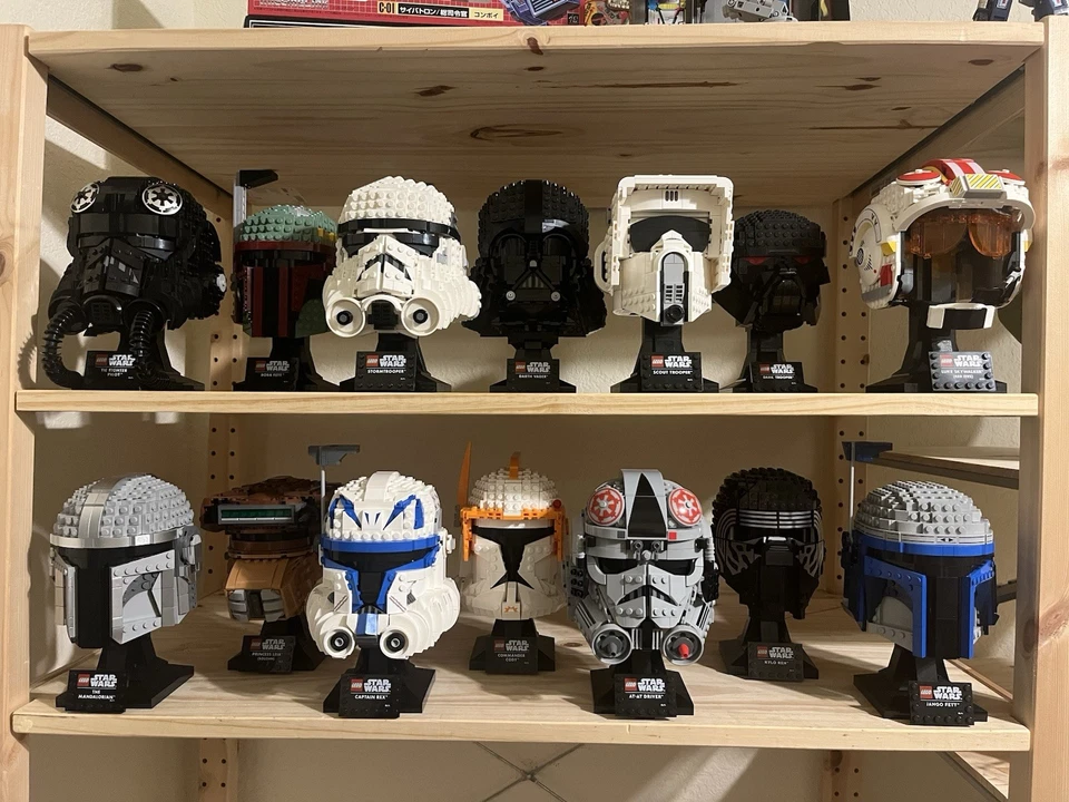 LEGO Star Wars Helmet Collection - Complete set all 14 Helmets - Image 1 of 1