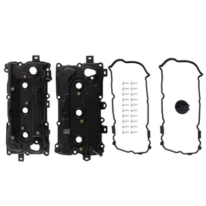 Engine Valve Cover Pair for Nissan Infiniti with Gaskets Cap Bolts 13264-JA10A - Picture 1 of 20