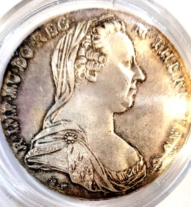 1780 Austria Maria Theresa Thaler Silver Coin - Picture 1 of 3