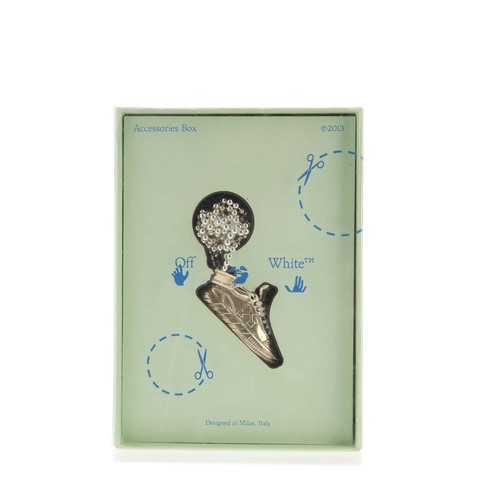 OFF WHITE Accessori Collana Vulcanizzata Freccia Off White in Argento