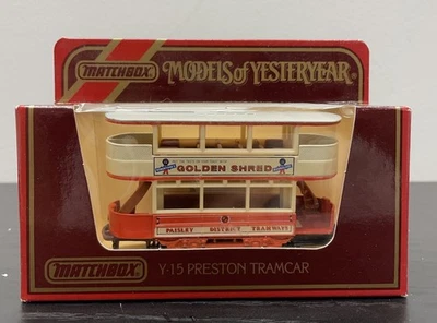 Matchbox Models of Yesteryear Y-15 Preston Tramcar Golden Shred Marmalade - Image 1 of 4