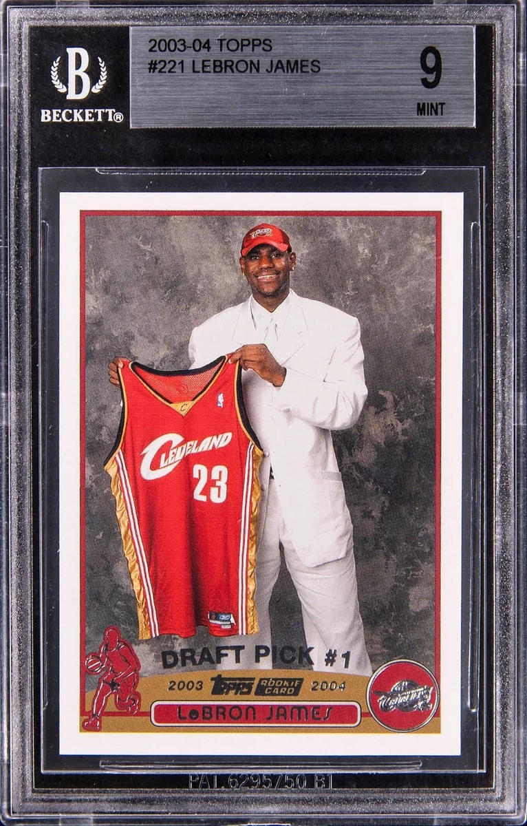 LeBron James Grade 9 Rookie Basketball Trading Cards & Accessories