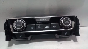 HONDA CIVIC 10TH GEN 05/2016-08/2021 HEATER A/C DUAL ZONE CLIMATE CONTROL TYPE - Picture 1 of 12