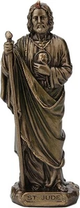 Saint Jude The Apostle Hand Painted Polystone Figurine Home Decor - Picture 1 of 6