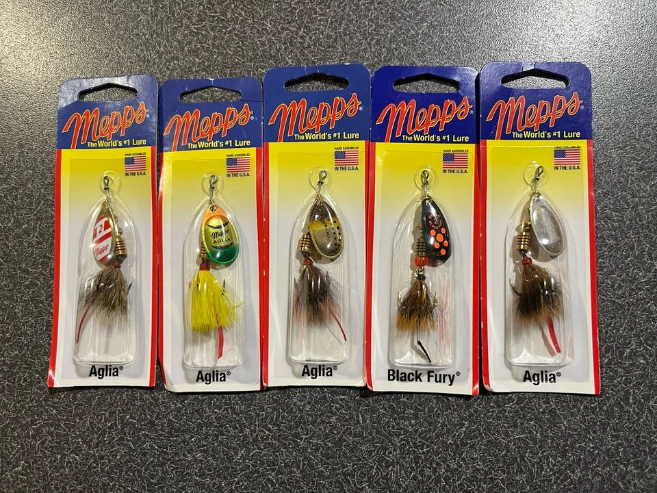 5 New Mepps Size #2 Spinners Lot - Image 1 of 1