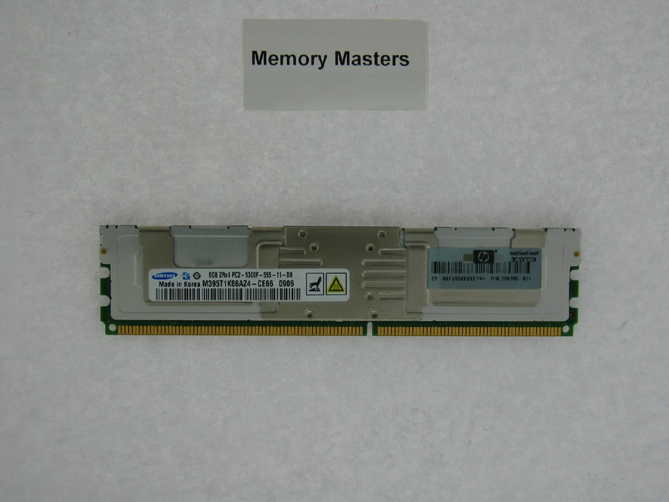 398709-071 8GB Approved PC2-5300  FBDIMM Memory for HP ProLiant BL20p G - Image 1 of 1