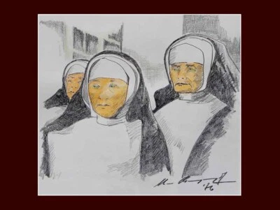 Wandbild, deutscher Maler Uwe Klapproth  1937-2022 , datiert 1976 signiert  xxx - Bild 1 von 4