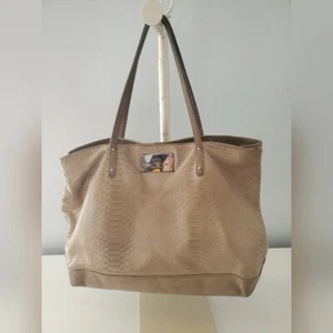 Rebecca Minkoff Taupe Leather Shoulder Bag Classic Designer  - Picture 1 of 8