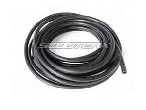 Black Fuel Gas Petrol Line by the Foot 1/4" ID Hose Motorcycle Honda - Picture 1 of 1