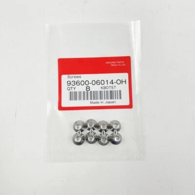 8X Brake Disc Rotor Bolts Screws Replace 93600-06014-0H For Honda Accord Civic Foto 1 de 4
