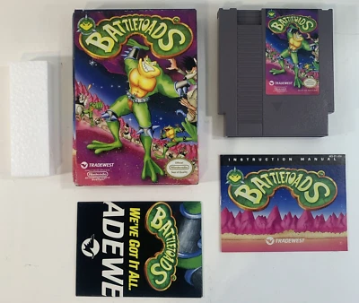 Battletoads (Nintendo Entertainment System, 1991) Game Box Manual Poster Foam - Image 1 of 4