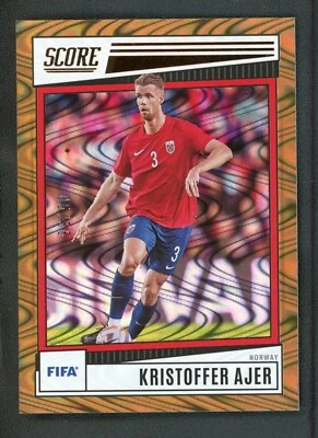 2022-23 KRISTOFFER AJER 05/55 PANINI SCORE FIFA RAY WAVE - Image 1 of 2