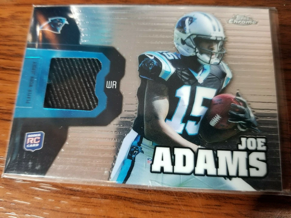 2012 topps chrome football Joe Adams RR23 Rookie Relic - Image 1 of 2