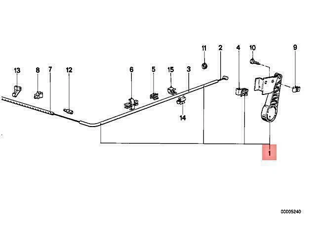 MECANISMO CAPÓ MOTOR BMW E28 518 518I 520 524D 524TD 525 51231868556 NO🇺🇸DUTY Foto 1 de 1