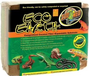 Zoo Med Eco Earth - Natural Substrate in Coconut Fiber (Pack of 3) - Picture 1 of 1
