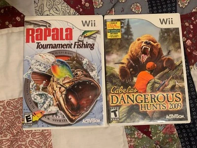 Wii Cabelas Dangerous Hunts 2009/Rapala Tournament Fishing - Image 1 of 4
