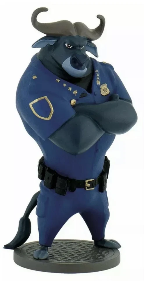 Chief Bogo Bull Zootopia Disney Bullyland 13173 Figura de Juguete / Decoración de Pasteles Nuevo Foto 1 de 4