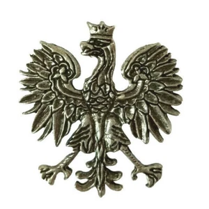 Polish Poland Eagle Emblem Coat of Arms metal pin commemorative badge  - Picture 1 of 4