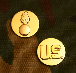 US ARMY ORDNANCE CORPS AND U.S. ENLISTED COLLAR BRANCH INSIGNIA - Picture 1 of 1