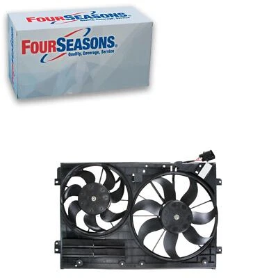 4 Seasons Dual Radiator  Condenser Fan Assembly For 2012-2014 Volkswagen Be - Image 1 of 4