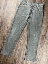 Burberry Men's Gray Straight Jeans Size 42