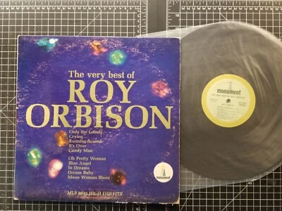 ROY ORBISON The Very Best Of LP 1966 Vinyl MONUMENT SLP18045 Record GREATEST - Image 1 of 4