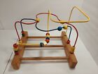 Vntg Educo Rollercoaster Bead Maze Metal and Wood Activity Kids Toy ED181 Canada