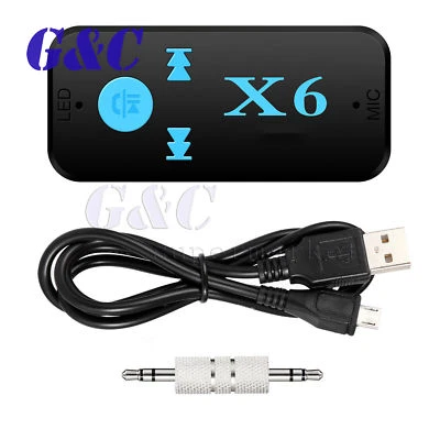 Wireless Bluetooth Audio Receiver Stereo Car Adapter Mic 3.5mm AUX Good quality - Image 1 of 4
